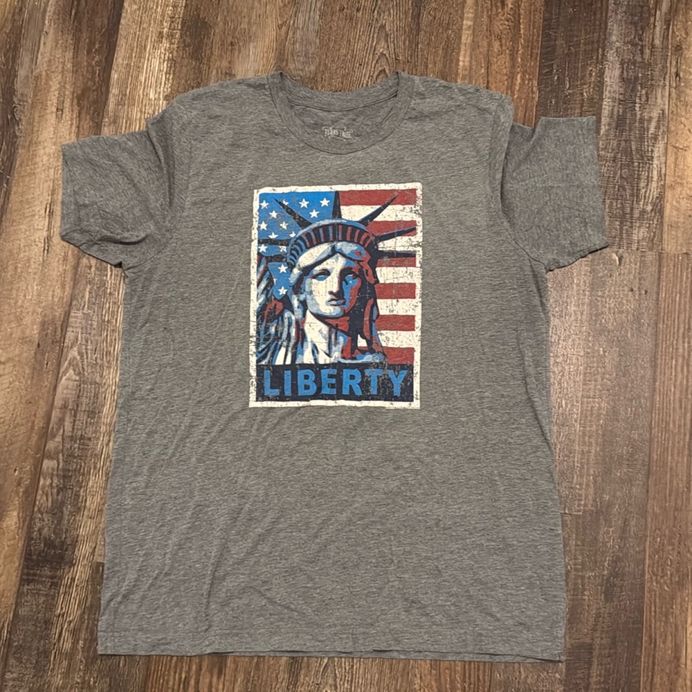 Lady Liberty Unisex T Shirt Size Large by Texas True